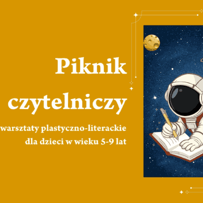 Link do opisu wydarzenia: Piknik Czytelniczy – warsztaty literackie dla dzieci