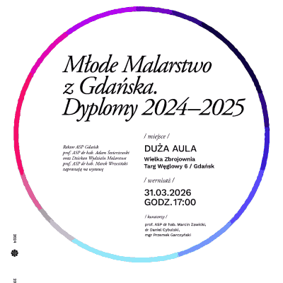 Link do opisu wydarzenia: Młode Malarstwo z Gdańska. Dyplomy 2024-2025 - wernisaż