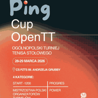 Link do opisu wydarzenia: Ping Cup OpenTT

