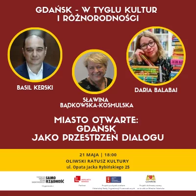 Link do opisu wydarzenia: „Miasto otwarte: Gdańsk jako przestrzeń dialogu”