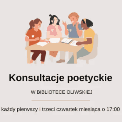 Link do opisu wydarzenia: Konsultacje poetyckie