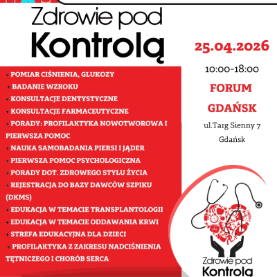 Link do opisu wydarzenia: Zdrowie pod kontrolą
