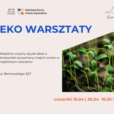 Link do opisu wydarzenia: Eko - warsztaty