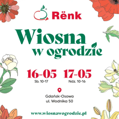 Link do opisu wydarzenia: XXIII Kiermasz Ogrodniczy Wiosna w ogrodzie