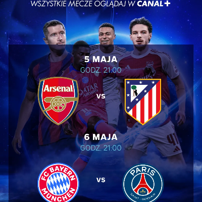Link do opisu wydarzenia: Liga Mistrzów UEFA - Półfinał: Bayern Monachium - PSG 