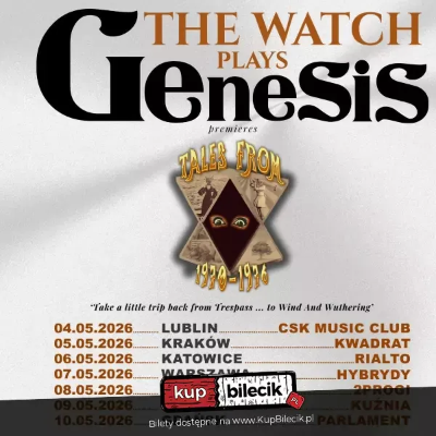 Link do opisu wydarzenia: The Watch plays Genesis - Tales from 1970-1976 