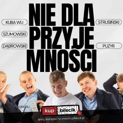 Link do opisu wydarzenia: Stand-up nie dla przyjemności 