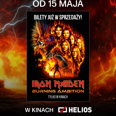 Link do opisu wydarzenia: Iron Maiden: Burning Ambition w Helios na Scenie 