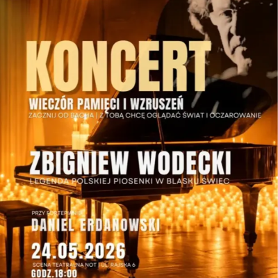 Link do opisu wydarzenia: Koncert wspomnień Zbigniewa Wodeckiego 