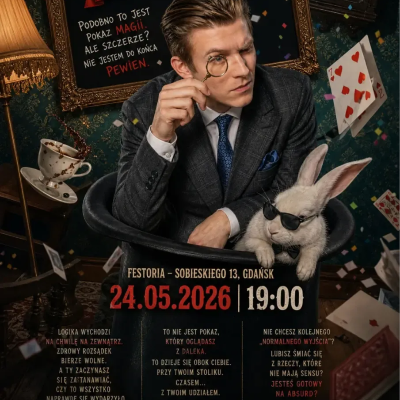 Link do opisu wydarzenia: Wieczór Magii - Występ Iluzjonisty