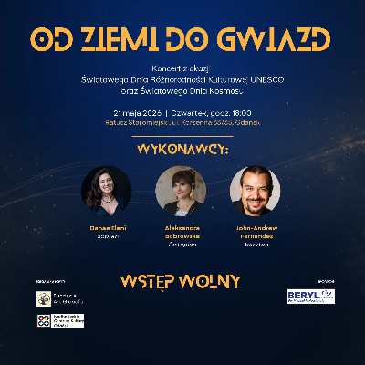 Link do opisu wydarzenia: Od ziemi do gwiazd - Międzyplanetarny koncert kultur 