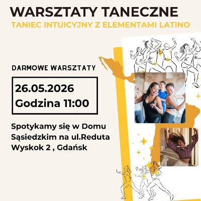 Link do opisu wydarzenia: Taniec intuicyjny z elementami latino 