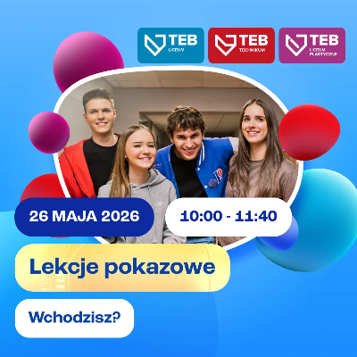 Link do opisu wydarzenia: Lekcje pokazowe w TEB Gdańsk 