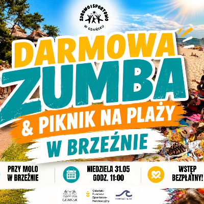 Link do opisu wydarzenia: Darmowa Zumba & piknik na plaży w Brzeźnie
