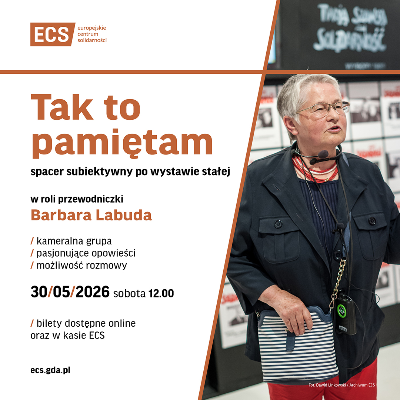 Link do opisu wydarzenia: Tak to pamiętam | Barbara Labuda, spacer subiektywny