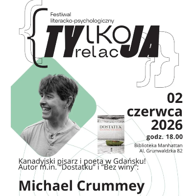 Link do opisu wydarzenia: Michael Crummey: Kanada w Gdańsku 