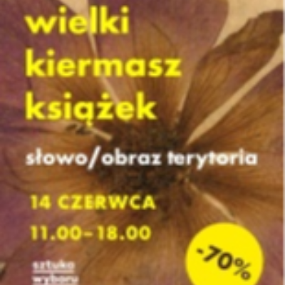 Link do opisu wydarzenia: Kiermasz książek wydawnictwa słowo/obraz terytoria