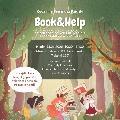 Link do opisu wydarzenia: Książkowa Pomoc Book&Help 2026 