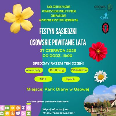 Link do opisu wydarzenia: 	II Osowskie Powitanie Lata