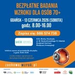 Link do opisu wydarzenia: Bezpłatne badania wzroku dla seniorów w Gdańsku