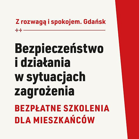 Link do opisu wydarzenia: Szkolenia z bezpieczeństwa i działania w sytuacjach zagrożenia dla mieszkańców. Prowadzone przez Polski Czerwony Krzyż. Przymorze