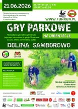 Link do opisu wydarzenia: FunRun Zabawa z Mapą - Gry Parkowe na Orientację Dolina Samborowo