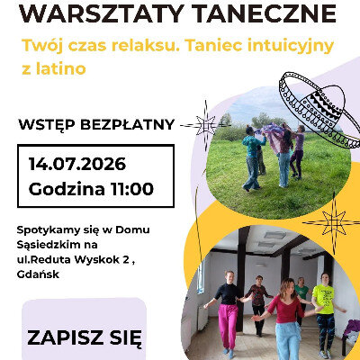 Link do opisu wydarzenia: Taniec intuicyjny z elementami latino