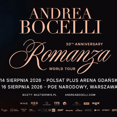 Link do opisu wydarzenia: Andrea Bocelli Gdańsk 2026 