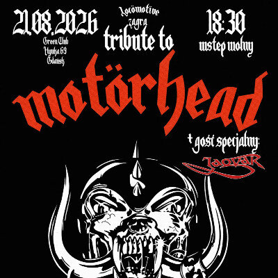Link do opisu wydarzenia: Tribute to Motörhead + Jaguar 