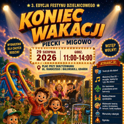 Link do opisu wydarzenia: Festyn Koniec Wakacji | Piecki - Migowo 