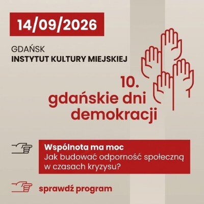 Link do opisu wydarzenia: Gdańskie Dni Demokracji