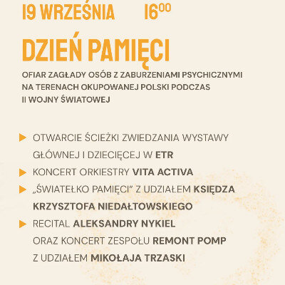 Link do opisu wydarzenia: Otwarcie ścieżki zwiedzania wystawy głównej i dziecięcej w ETR - tekście łatwym do zrozumienia 